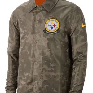 NIKE PITTSBURGH STEELERS
MENS OLIVE SALUTE TO SERVICE LIGHTWEIGHT LIGHT WEIGHT